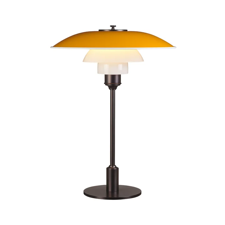 Table lamp PH 3½-2½ by Louis Poulsen in yellow
