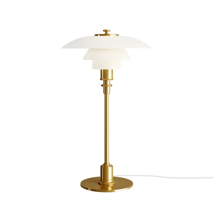 PH 2/1 table lamp from Louis Poulsen in brass