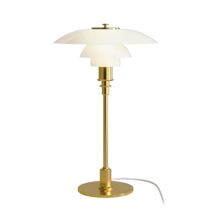 PH 3/2 table lamp from Louis Poulsen in brass