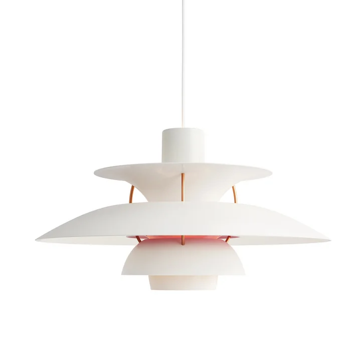 The Louis Poulsen - PH 5 pendant light in modern white