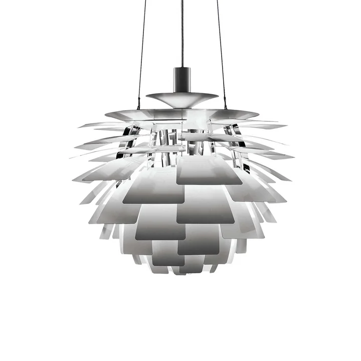 PH Artichoke Ø 60 cm from Louis Poulsen in stainless steel matt and coated