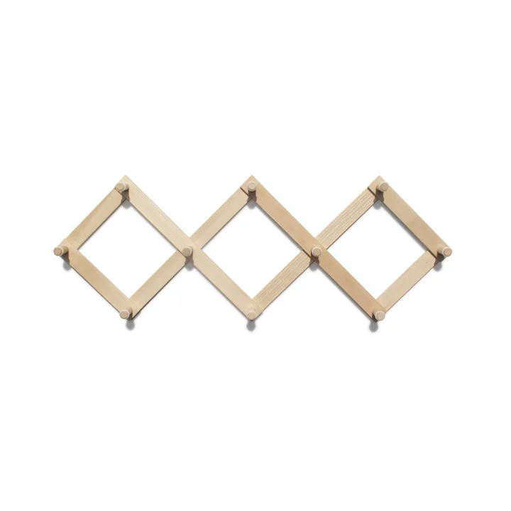 The Lia wall wardrobe from side by side in ash / maple