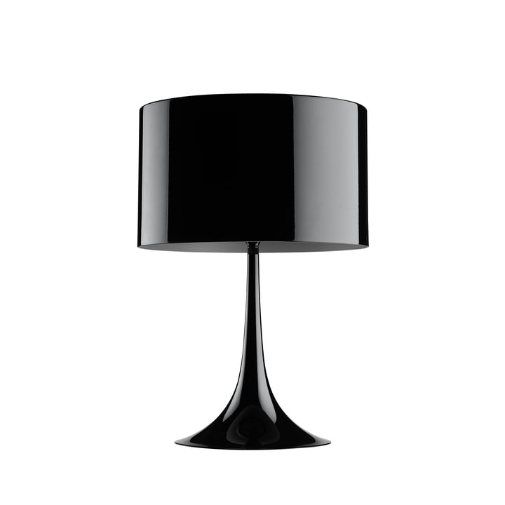 The Spun Light T1 from Flos in shiny black