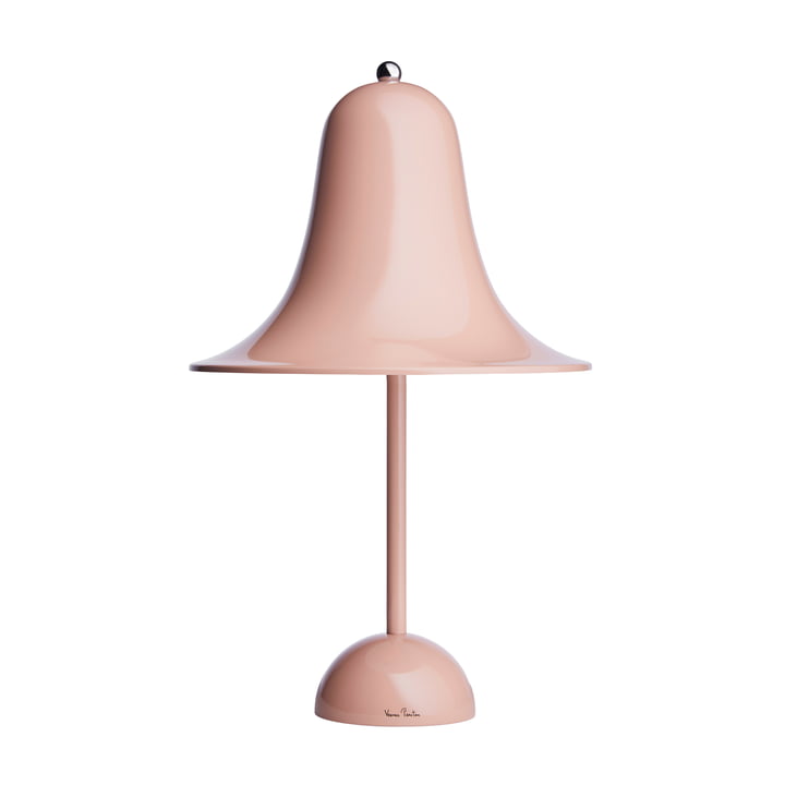 The Pantop table lamp from Verpan in pink