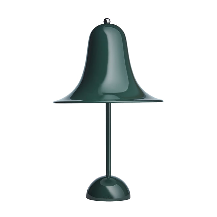 The Pantop table lamp from Verpan in dark green