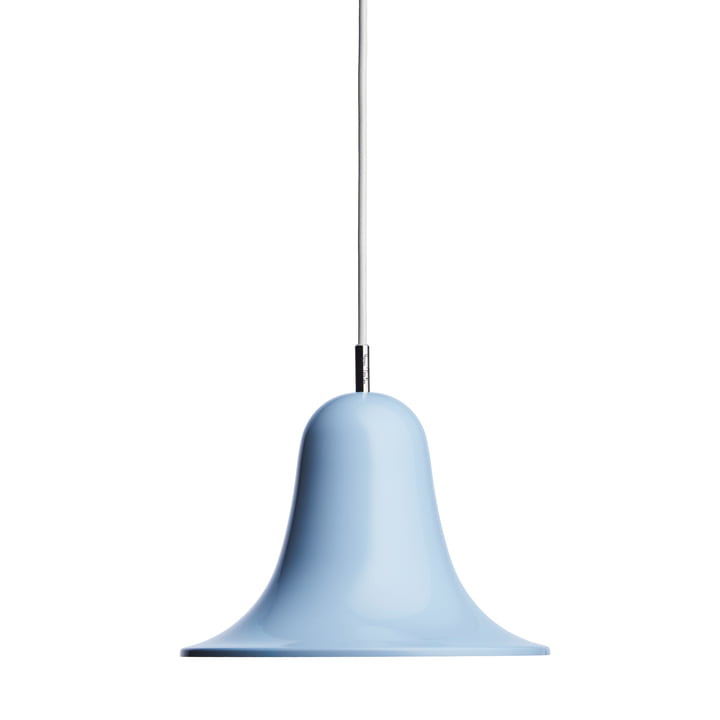 The Pantop pendant lamp from Verpan in light blue