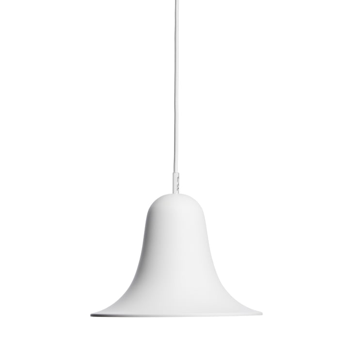 The Pantop pendant lamp from Verpan in white matte
