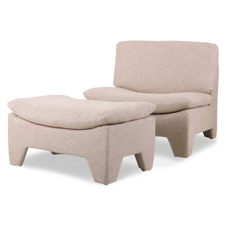 HKliving Retro Boucle Armchair Connox