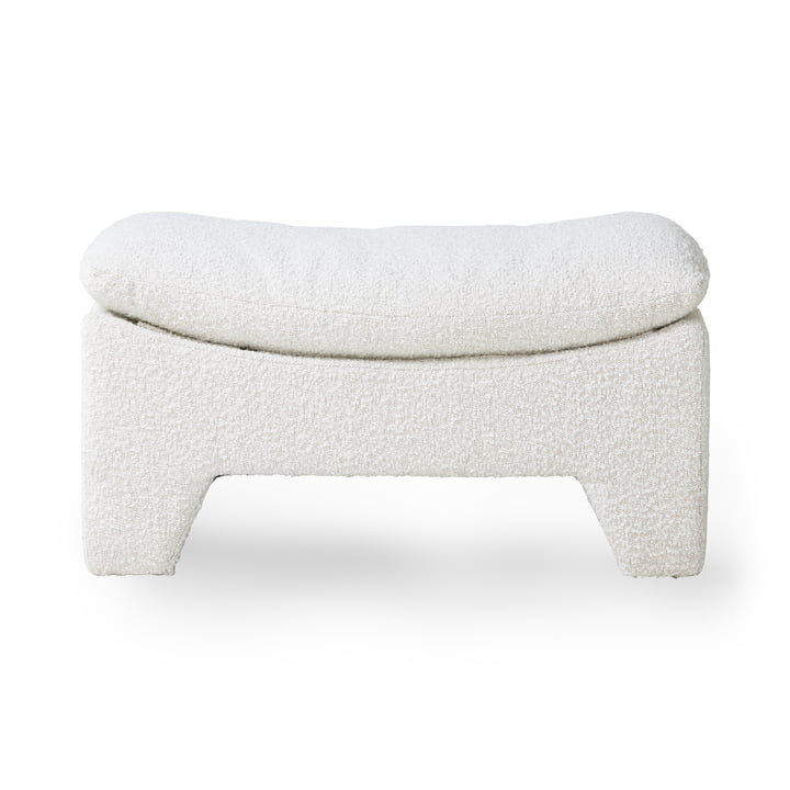 Retro Lounge Ottoman, cream from HKliving
