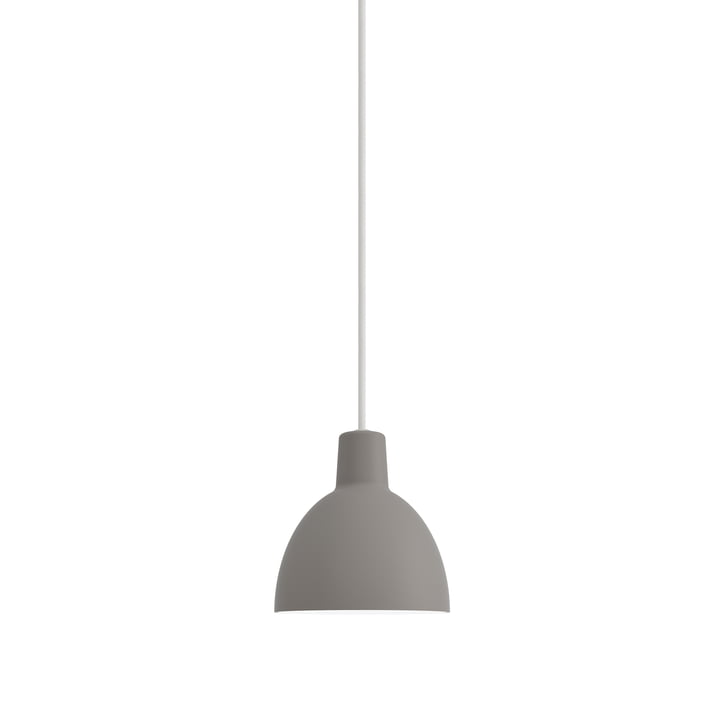 The Louis Poulsen - Toldbod 120 Pendant light in light grey (supply line white)