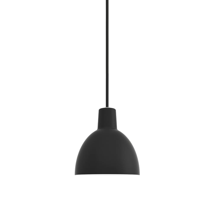 Toldbod 170 Pendant light from Louis Poulsen in black (supply line black)