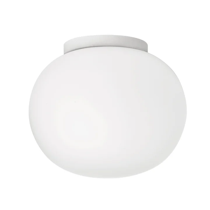 Mini Glo-Ball wall and ceiling lamp Ø 11.2 cm from Flos in white