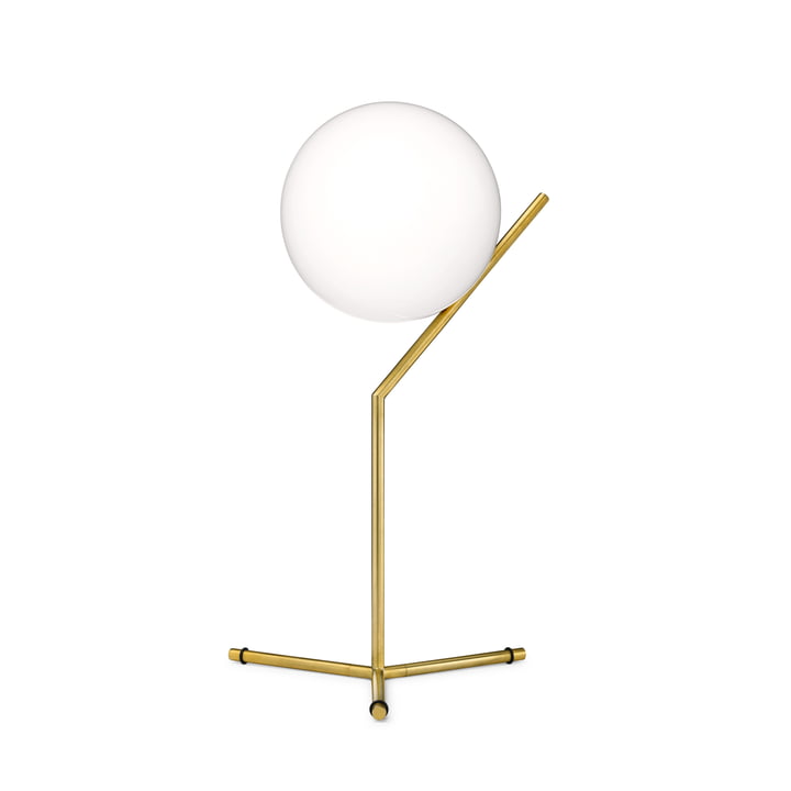 IC T1 High BRO table lamp by Flos in brass