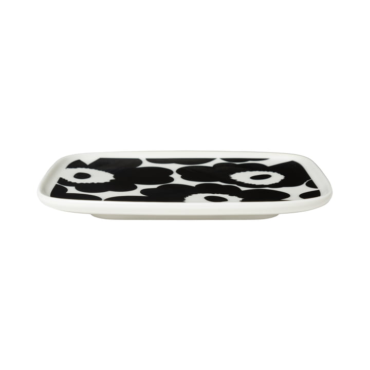 The Oiva Unikko serving platter from Marimekko in white / black