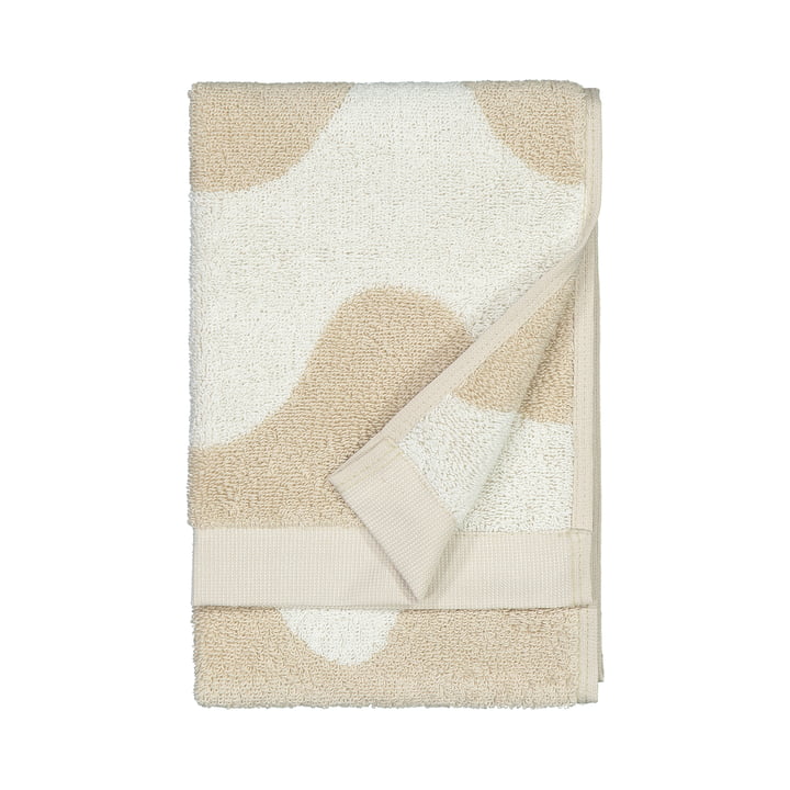 The Lokki guest towel from Marimekko in beige / white