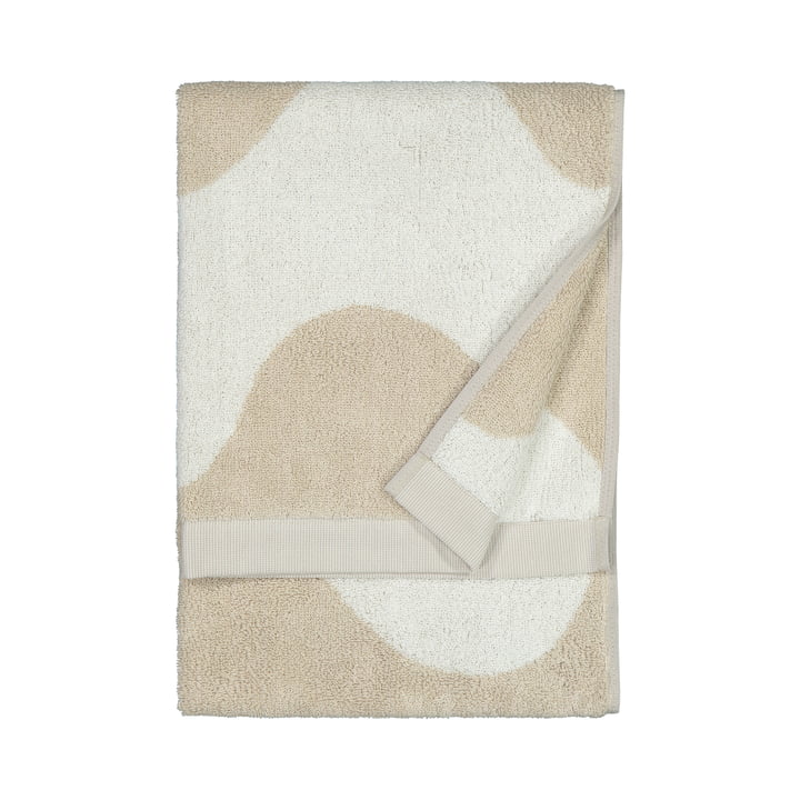 The Lokki towel from Marimekko in beige / white