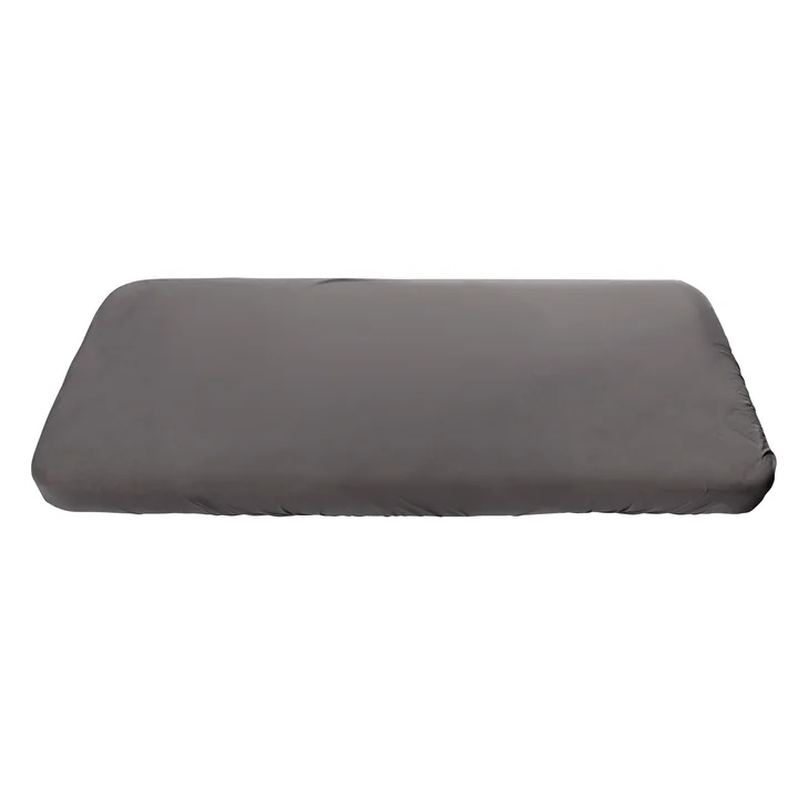 Junior fitted sheet from Sebra in classic gray