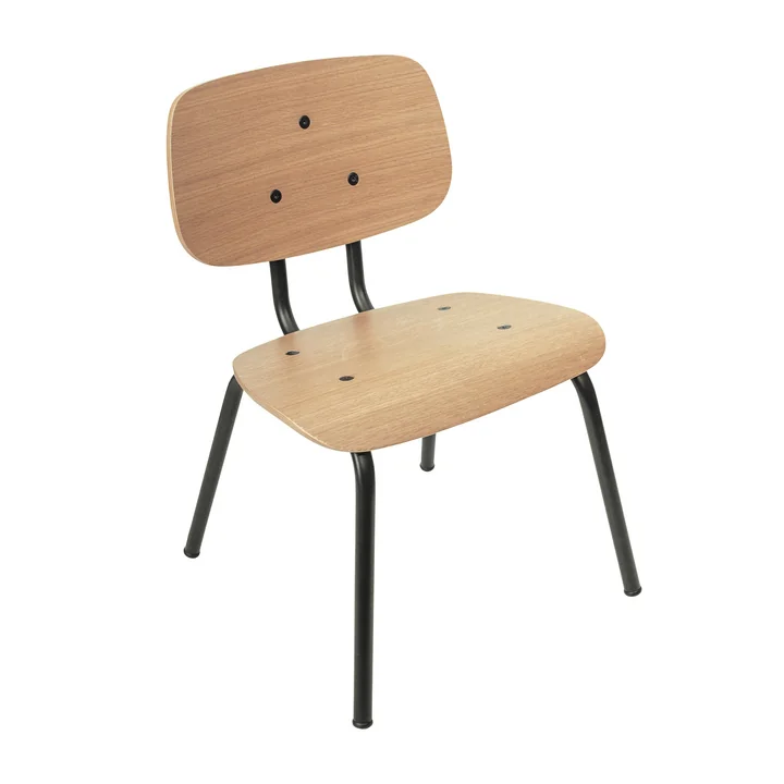 The Oakee children's chair from Sebra in natural oak / black