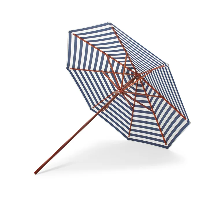 Skagerak - Messina Parasol Ø 270 cm, dark blue striped