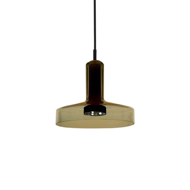 Stablight pendant Ø 21,2 x H 16,6 cm from Artemide in green amber