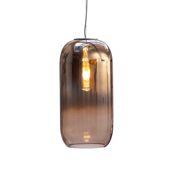 Gople pendant lamp Ø 21 x H 42 cm from Artemide in copper