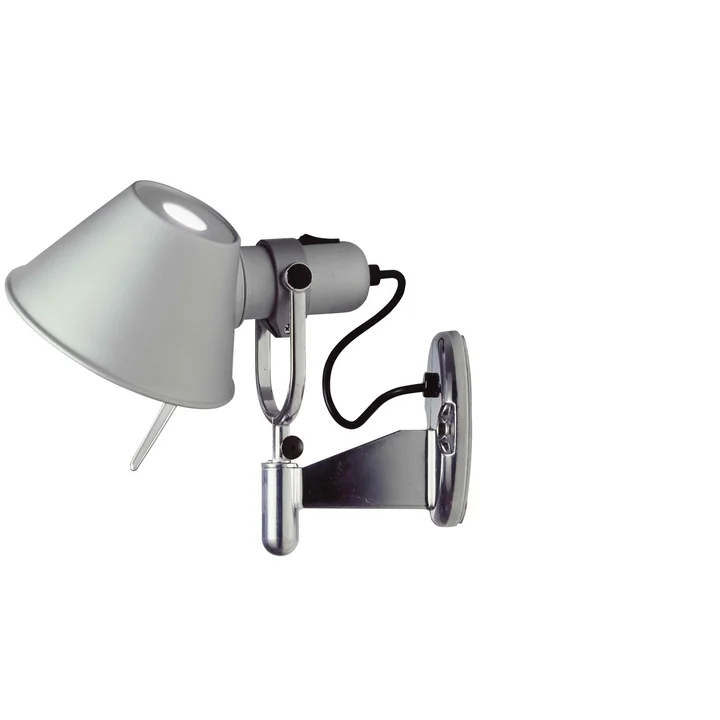 Artemide - Tolomeo Faretto wall lamp in aluminum silver