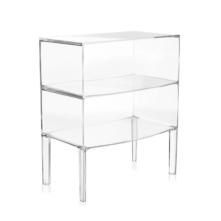 Ghost Buster Chest of drawers large from Kartell in crystal clear