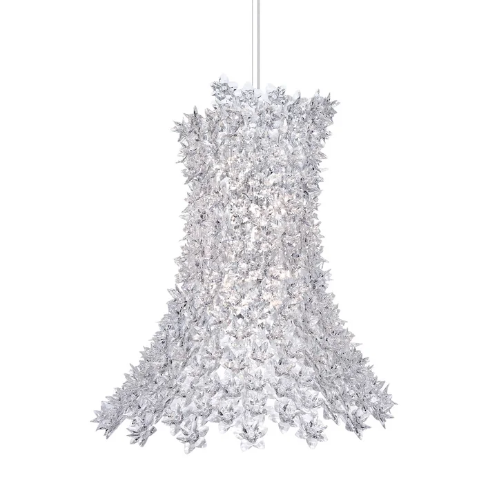 Bloom Pendant light H 70 cm from Kartell in crystal