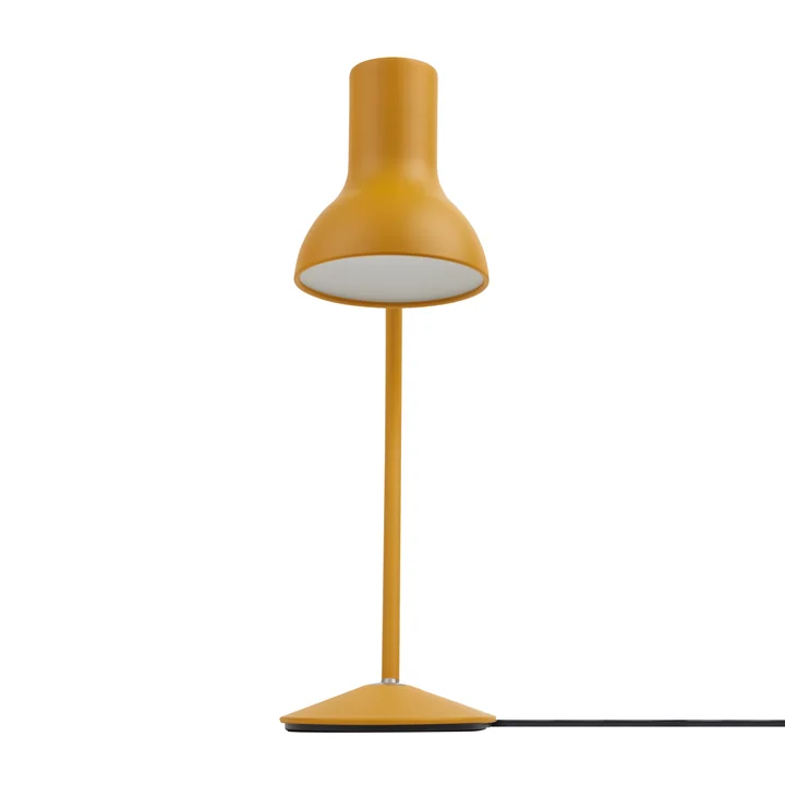 The Type 75 Mini table lamp in tumeric gold