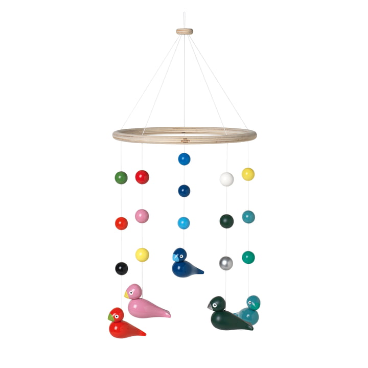 Songbirds Mobile Ø 23,5 cm, multi of Kay Bojesen