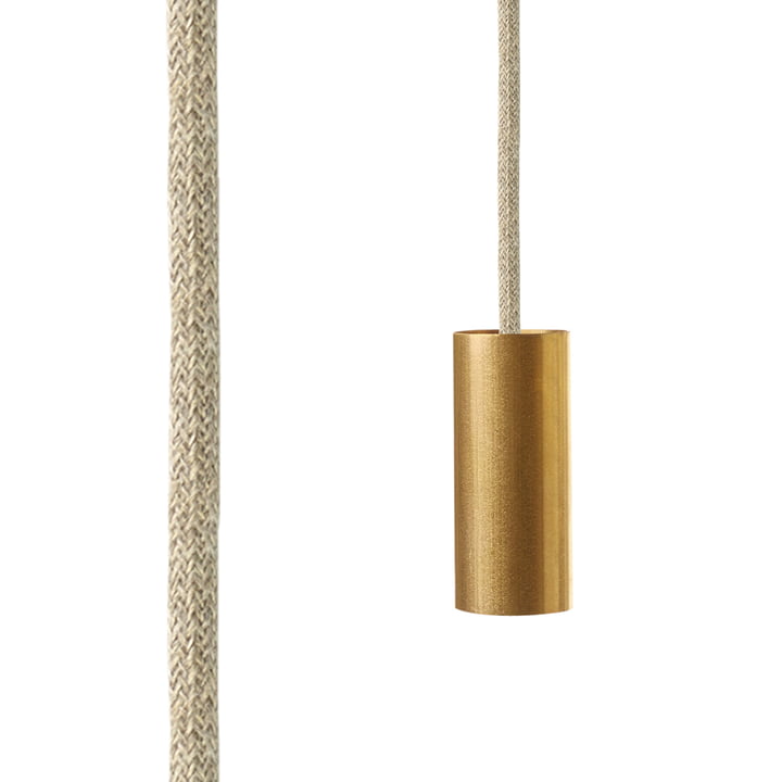 NUD Collection - Tube Rail Brass, Natural Linen (TT-00)