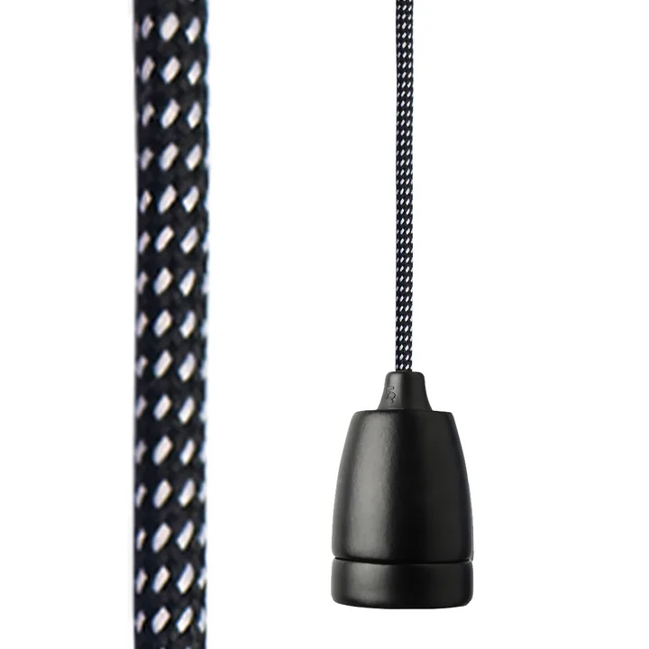 NUD Classic Black - black / white dotted