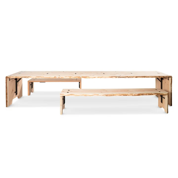 The Forestry garden furniture from Weltevree , Douglas fir