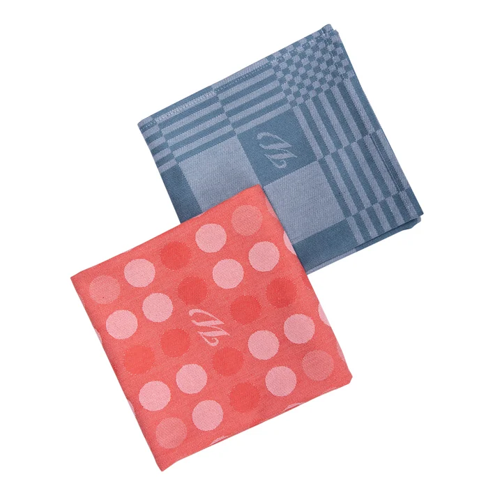 The tea towel from Weltevree with the playing field pattern