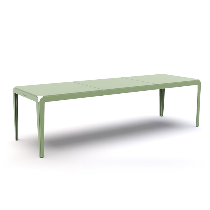 The Bended Table outdoor table from Weltevree , 270 x 90 cm, pale green