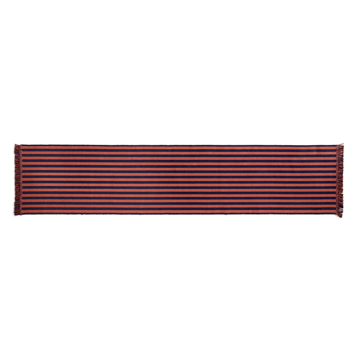 Stripes Carpet runner, 65 x 300 cm, navy cacao from Hay