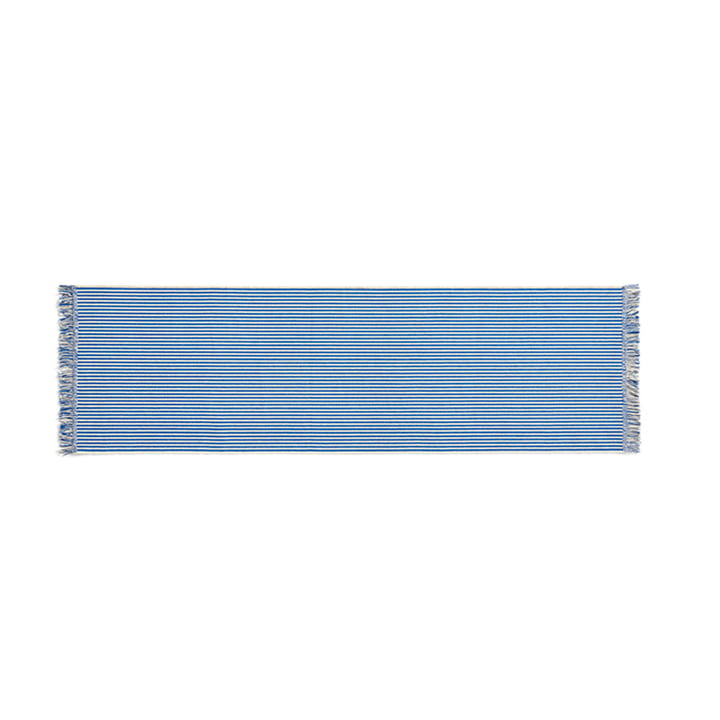 Stripes Carpet runner, 60 x 200 cm, bluebell ripple from Hay