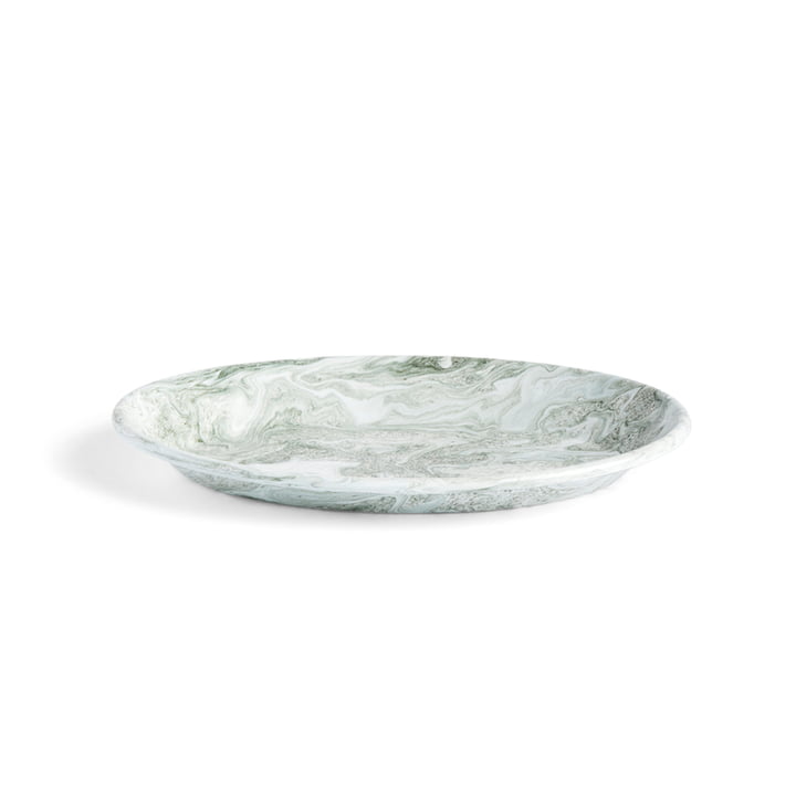 Soft Ice Serving dish oval, green from Hay