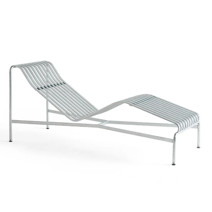 Palissade Chaise Longue Deck chair, hot galvanised from HAY