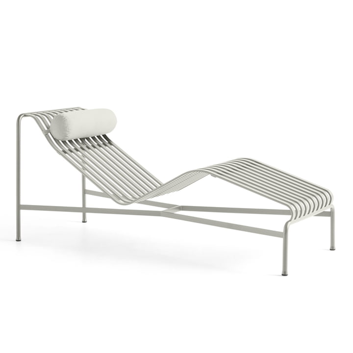 Comfortable headrest for the Palissade Chaise Lounge deck chair