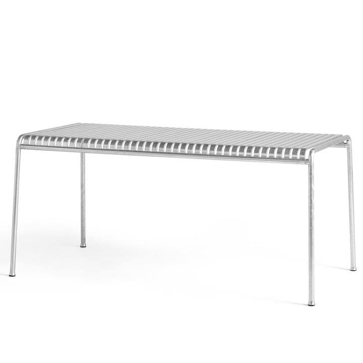 Palissade Table, rectangular, 170 x 90 cm, hot galvanised by Hay