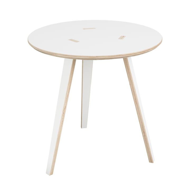 rund Side table Ø 50 cm from Tojo in white