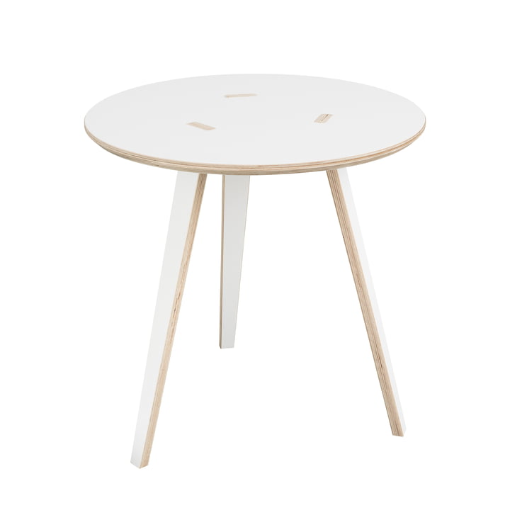 rund Side table Ø 45 cm from Tojo in white