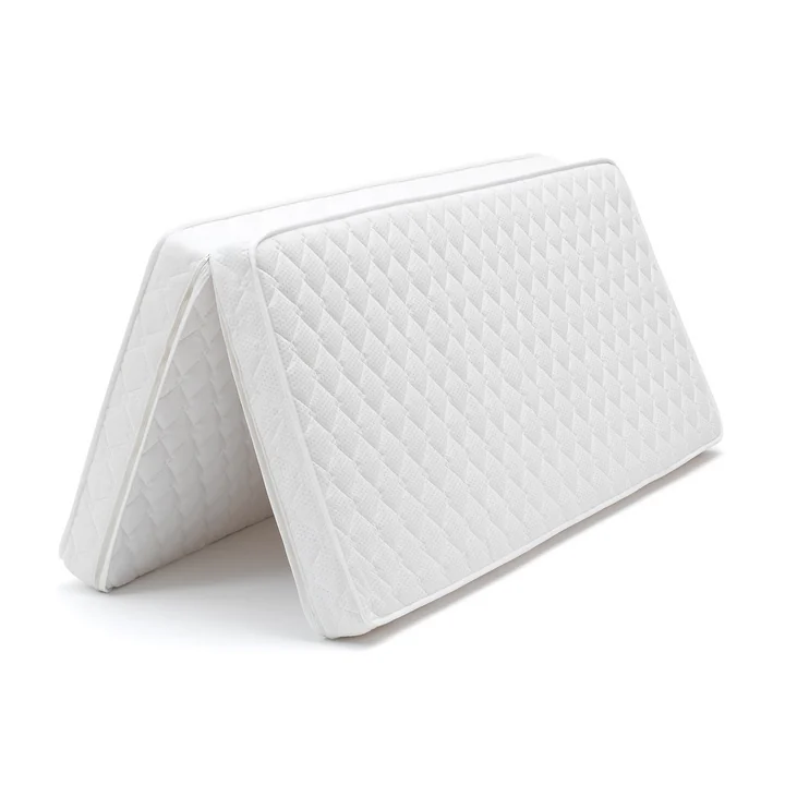 Ergo Falt Folding mattress 90 (180) x 200 cm from Tojo quilted in white