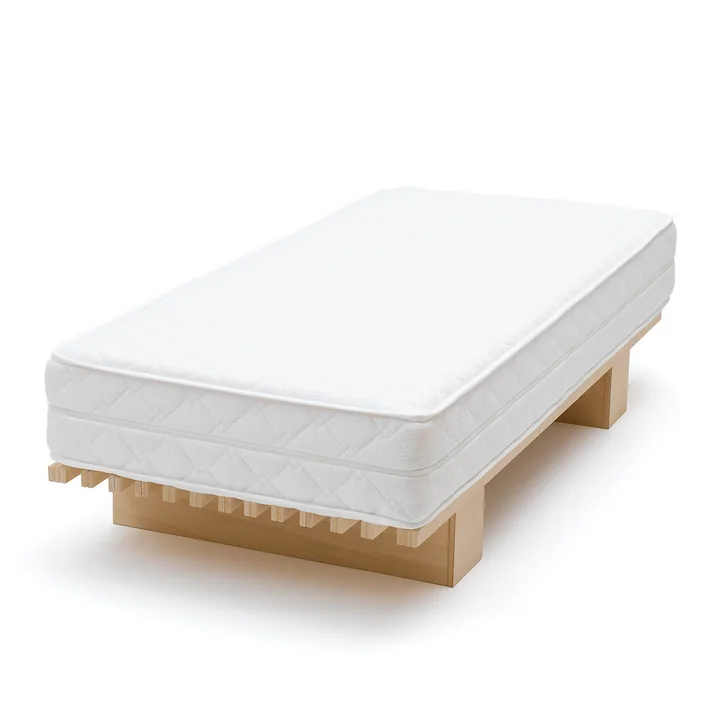 Ergo Falt Folding mattress 90 (180) x 200 cm from Tojo quilted in white