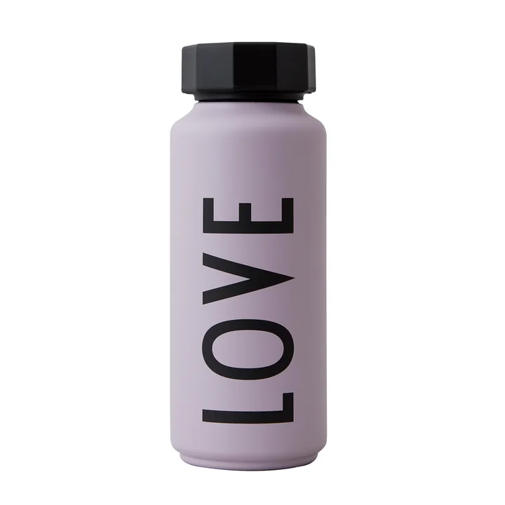 The AJ thermos flask Hot & Cold from Design Letters , 0.5, Love / lavender (special edition)