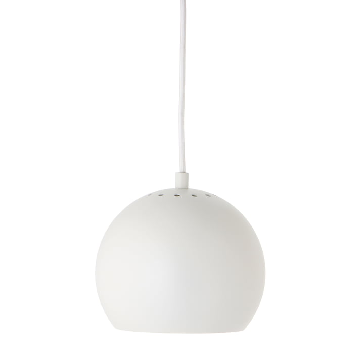 Ball Pendant lamp Ø 18 cm, white matt / white from Frandsen
