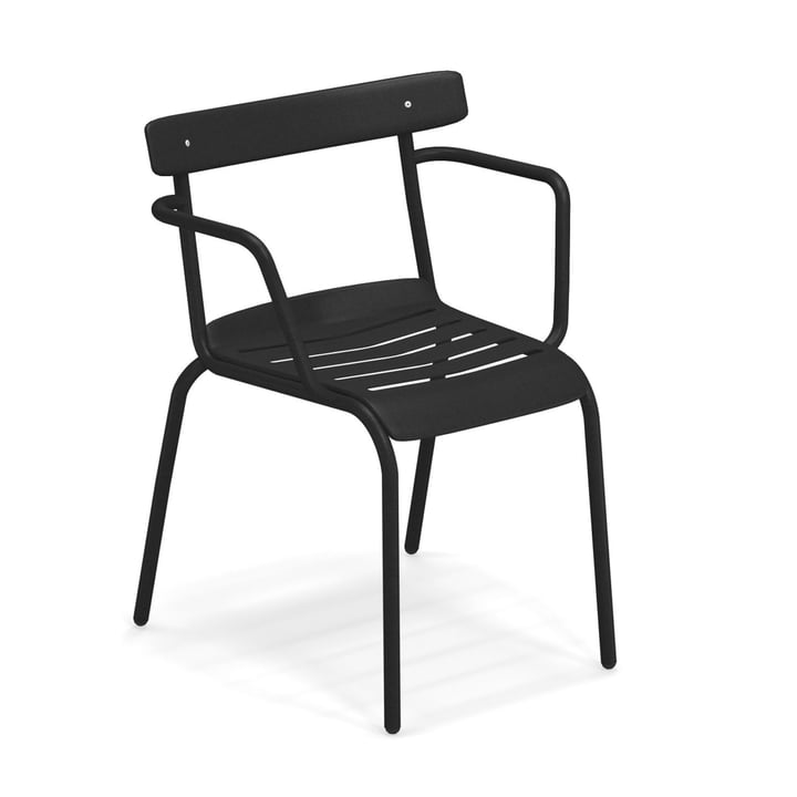 The Miky armchair from Emu in black