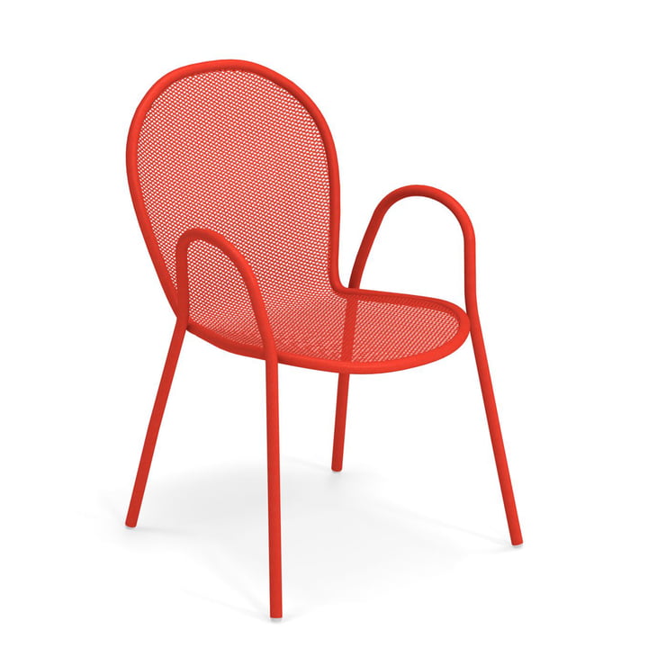 The Ronda Armchair from Emu in scarlet red