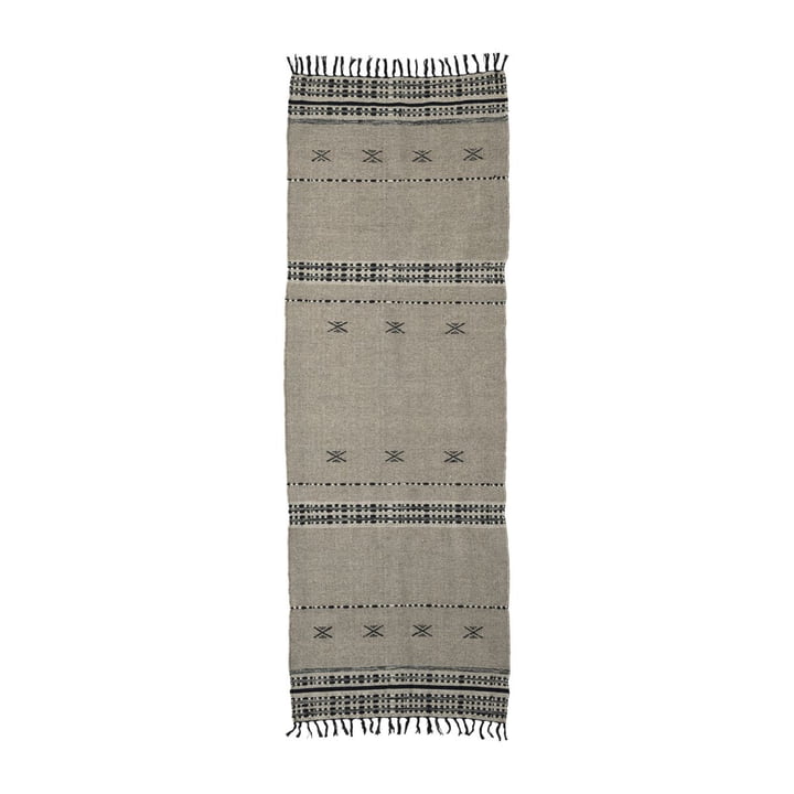 The Cros carpet runner from House Doctor in sand, 300 x 90 cm